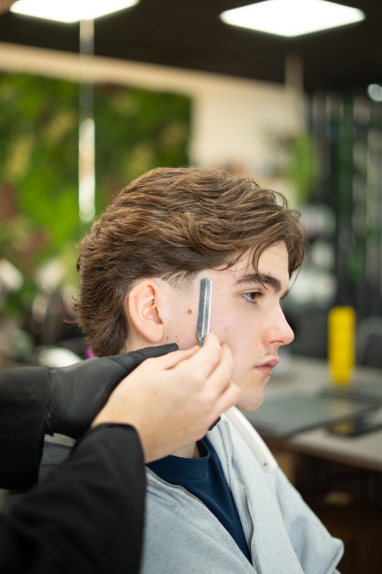Strakke fade en styling
